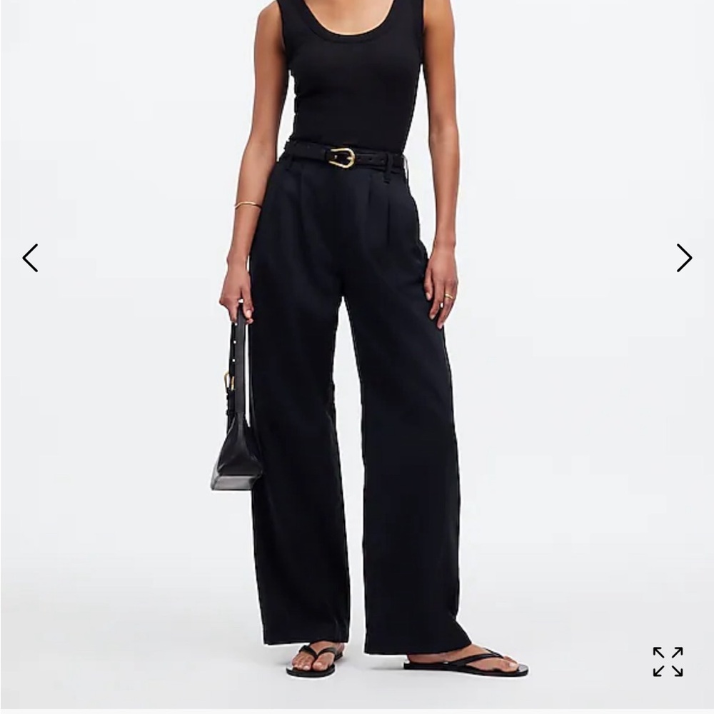 Madewell Harlow Black pants, 6 petite